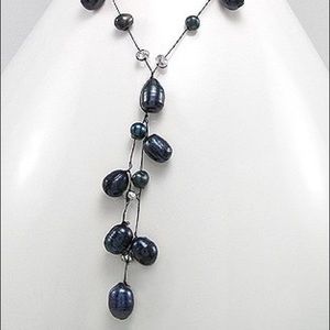 001B 🆕 Necklace with Freshwater Pearls & Glass